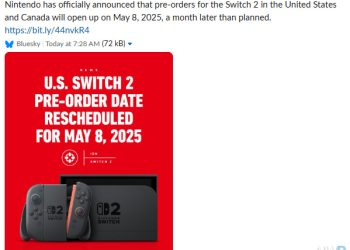 Nintendo Switch 2 Pre-Orders Remain Unchanged: Not Slated for May 8 Release – News